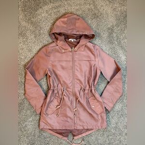 Charlotte Russe Mauve/Dusty Pink Utility Jacket